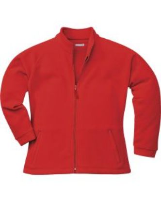 Picture of ARAN LADIES FLEECE RED SIZE 2XL