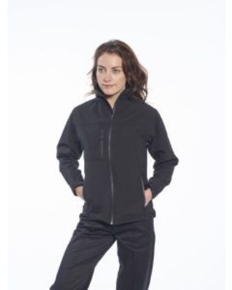 Picture of CHARLOTTE LADIES SOFT SHELL BLACK SIZE L