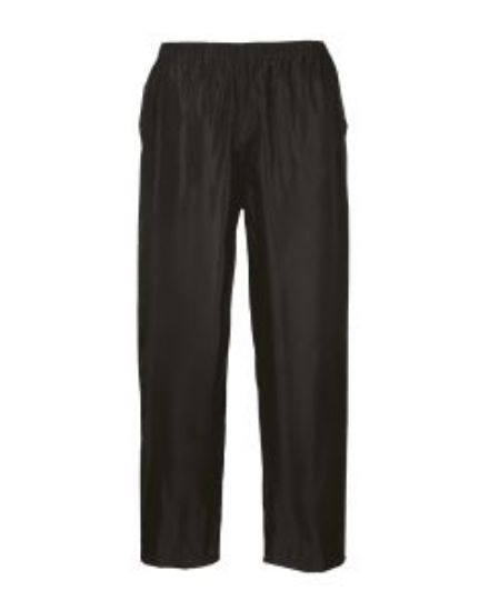 Picture of CLASSIC ADULT RAIN TROUSERS BLACK M