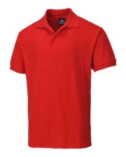 Picture of NAPLES POLO SHIRT RED MENS XL